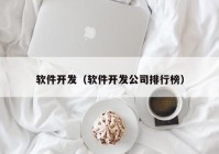 软件开发（软件开发公司排行榜）