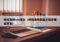 呼和浩特seo优化（呼和浩特网站小程序建设开发）