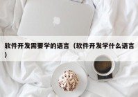 软件开发需要学的语言（软件开发学什么语言）