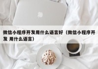 微信小程序开发用什么语言好（微信小程序开发 用什么语言）